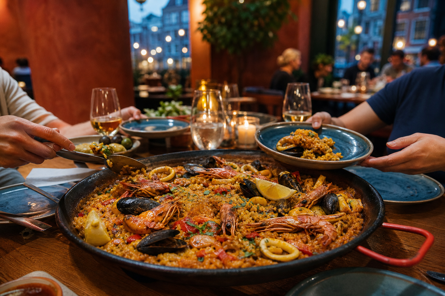 Paella at HORTA, Amsterdam Zuid: Exactly the Right Kind of Excess