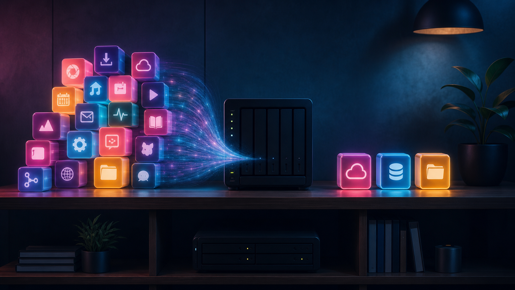 A home server keeping a few essential self-hosted services